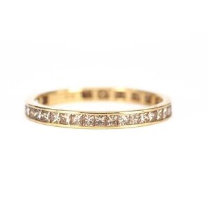 Champagne diamond eternity band | size 5.25